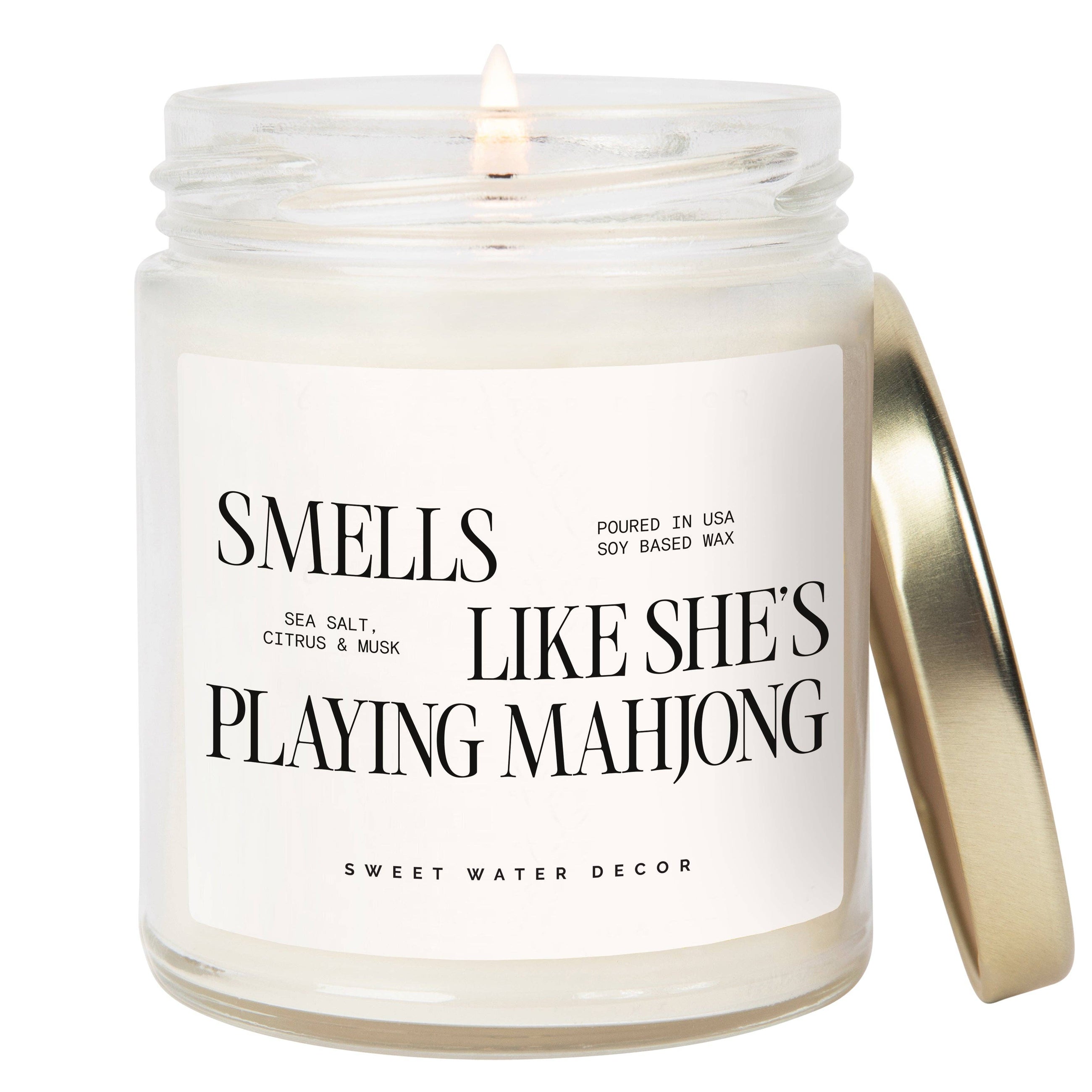 Smells Like She's Playing Mahjong Soy Candle