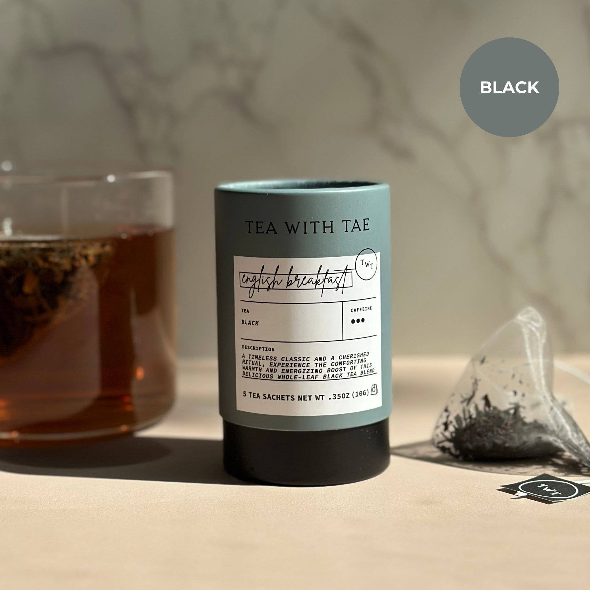 English Breakfast Black Tea Mini Tea Tube