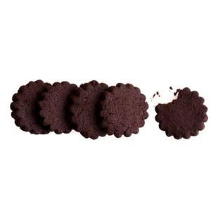 Chocolate Cacao Shortbread Cookies