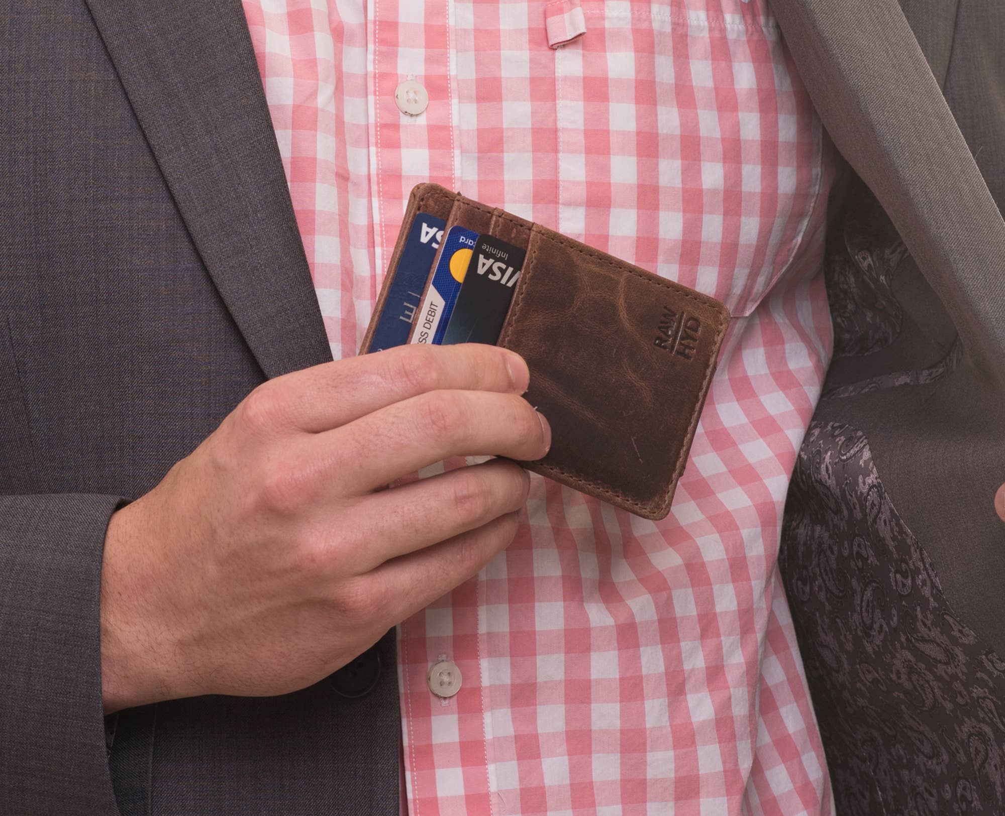 Leather Money Clip