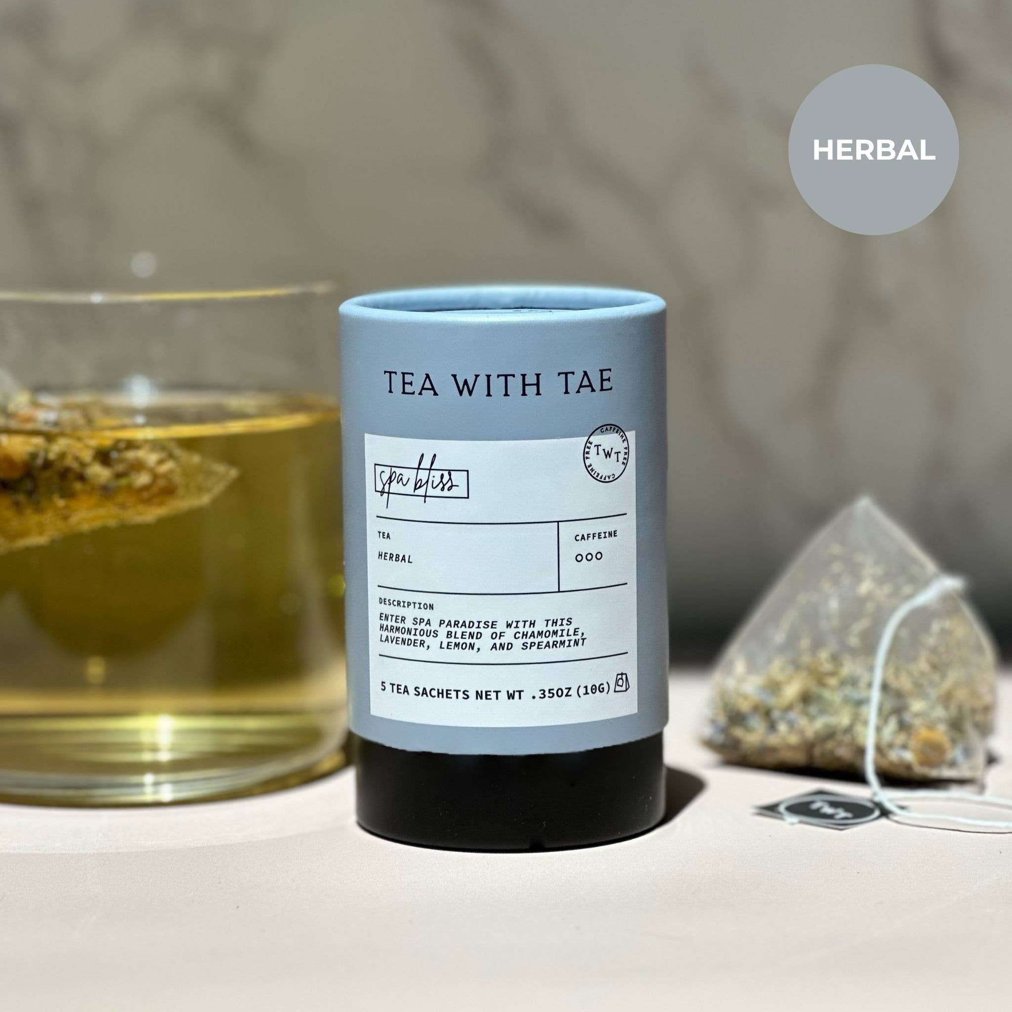 Spa Bliss Herbal Mini Tea Tube