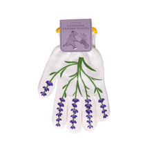 Lavender Print Garden Gloves