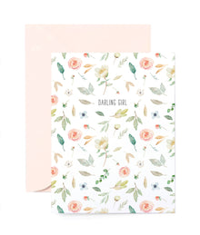 Darling Girl Greeting Card
