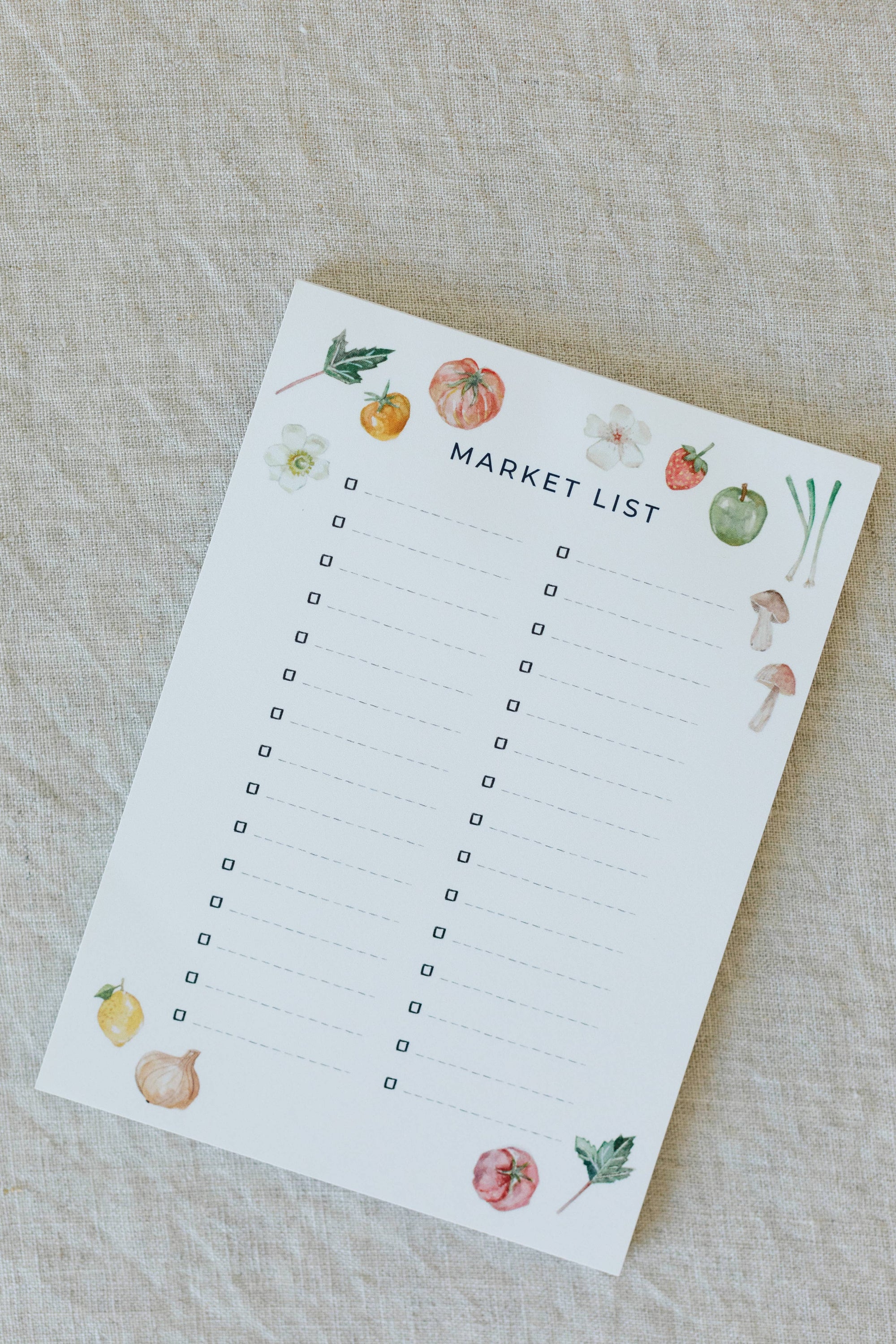 Grocery List Notepad