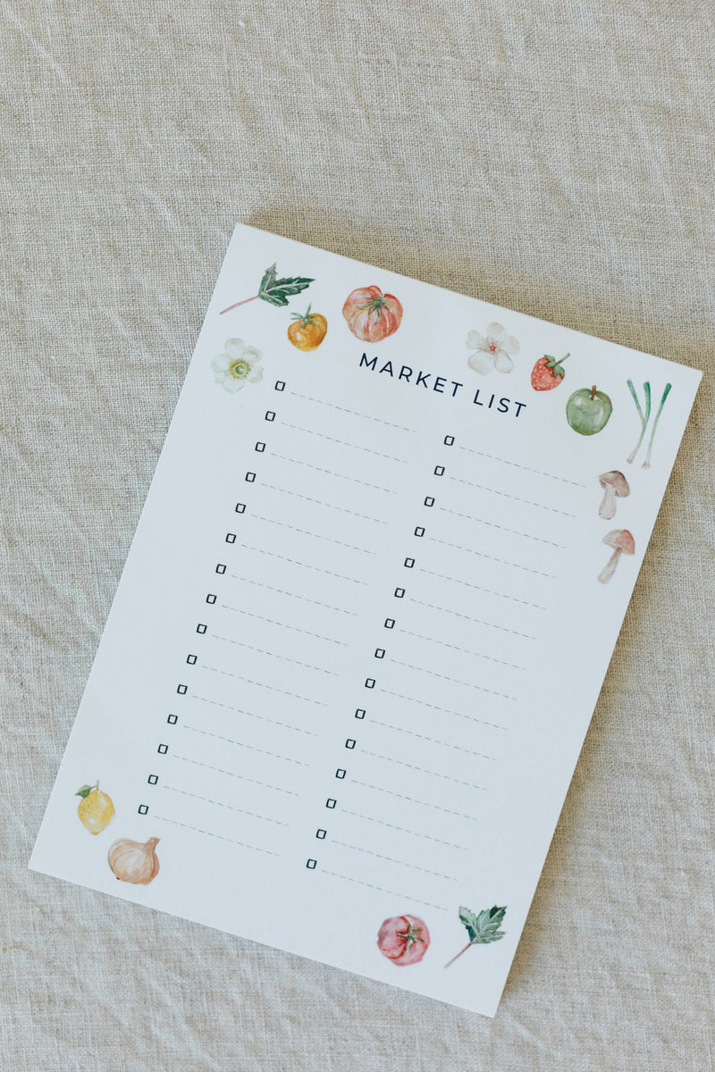 Grocery List Notepad