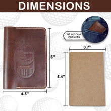 Leather Golf Scorecard Book