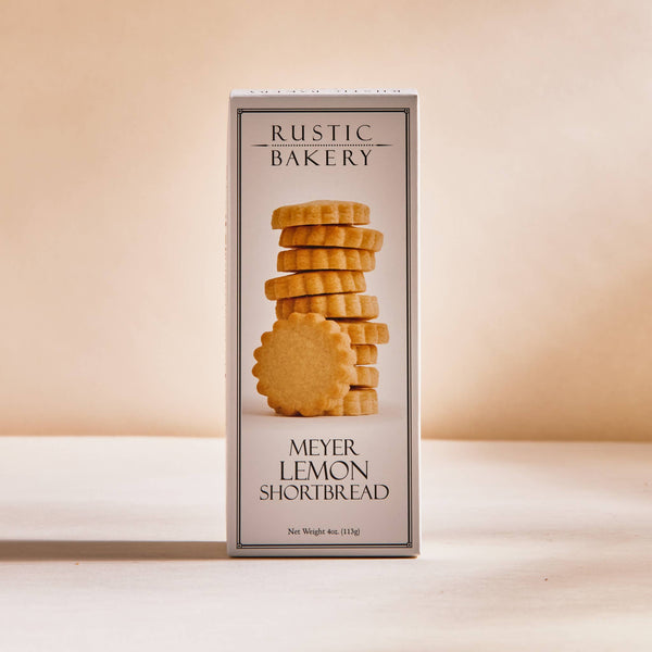 Meyer Lemon Shortbread Cookies