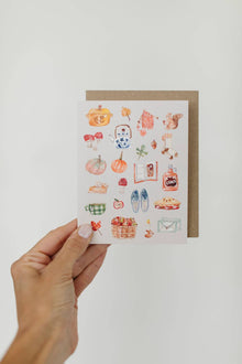 Autumn Favorites Greeting Card