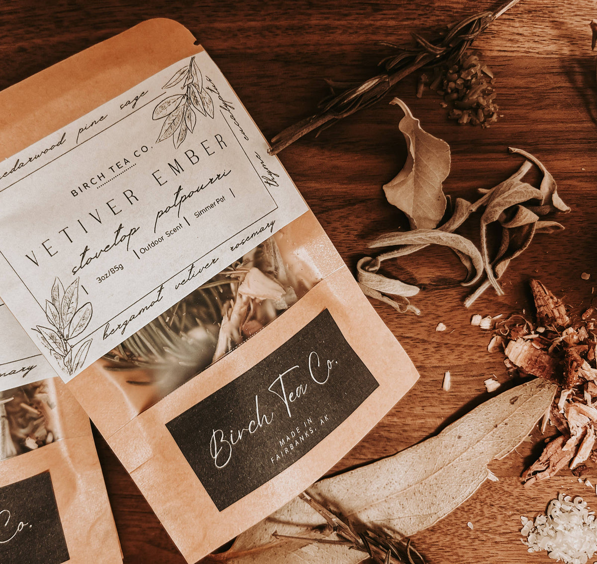 Vetiver Ember Stovetop Simmer Kit