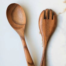 Teak Wood Salad Spoon and Fork