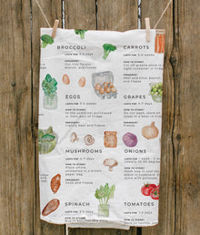 Food Market Tea Towel