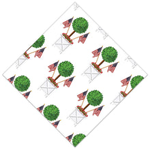 Patriotic Topiary Cocktail Napkins