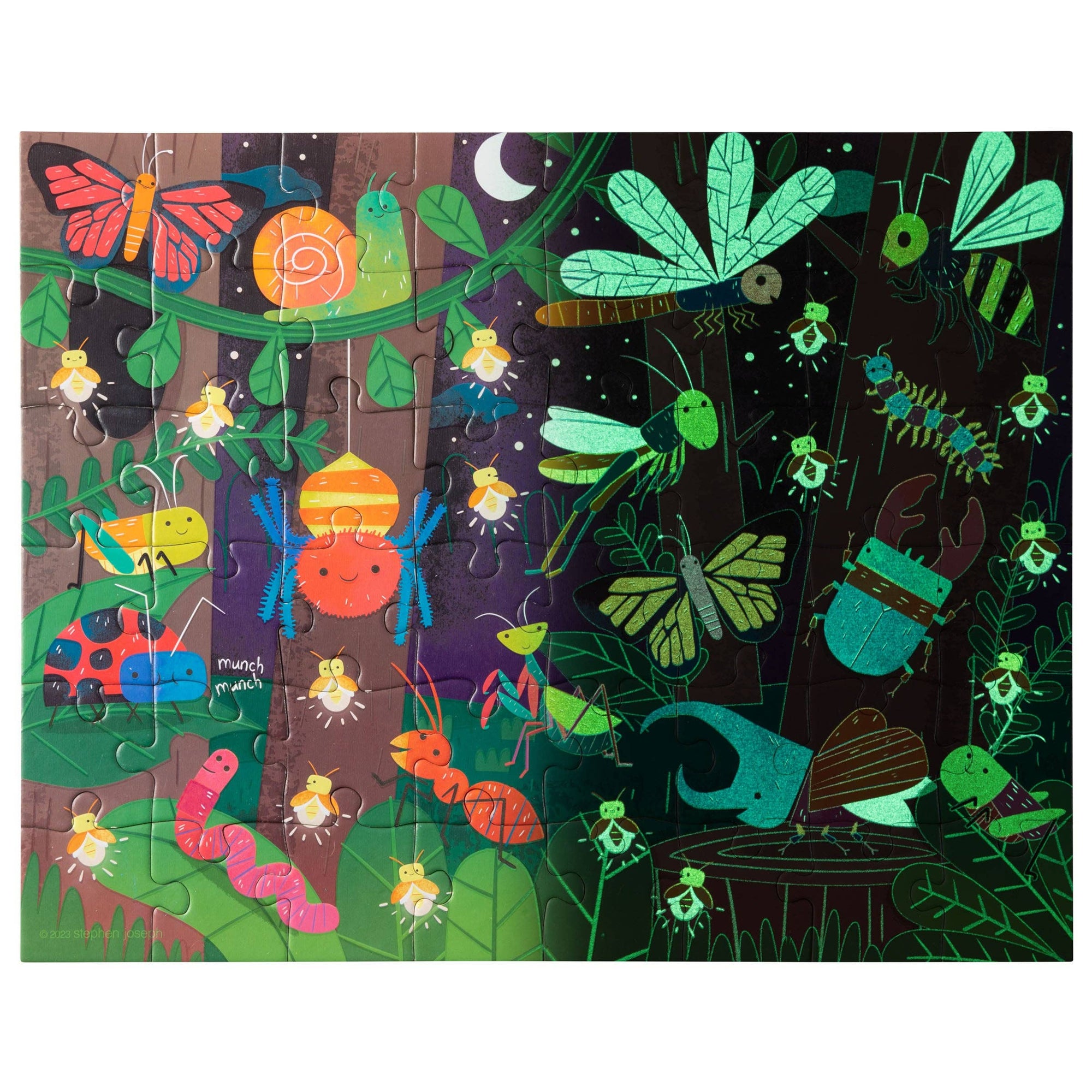 Glow In The Dark Bug Puzzle