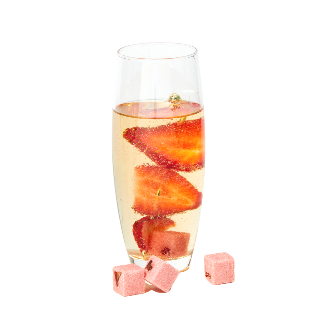 Strawberry Mixology Cube Stick