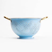 Steel Colander Blue