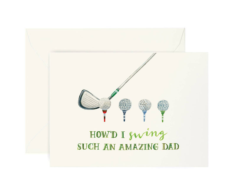 Golf Dad Card