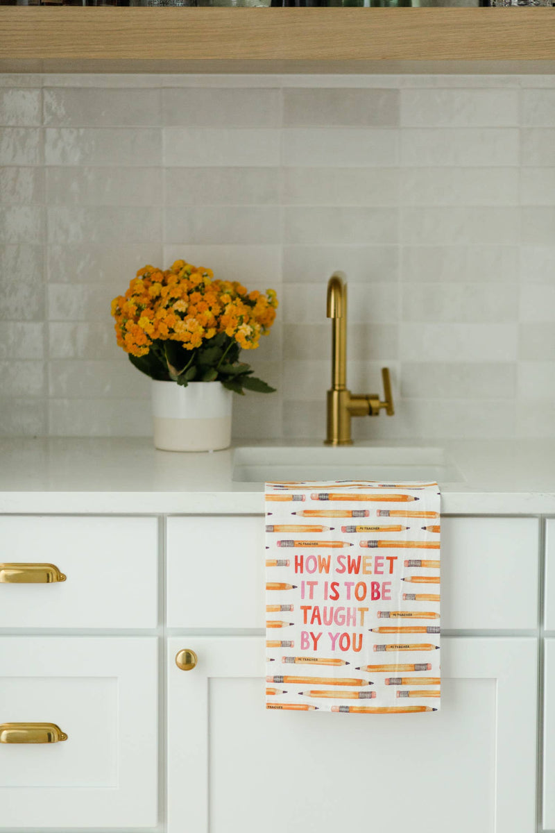 Teacher Appreciation Tea Towel