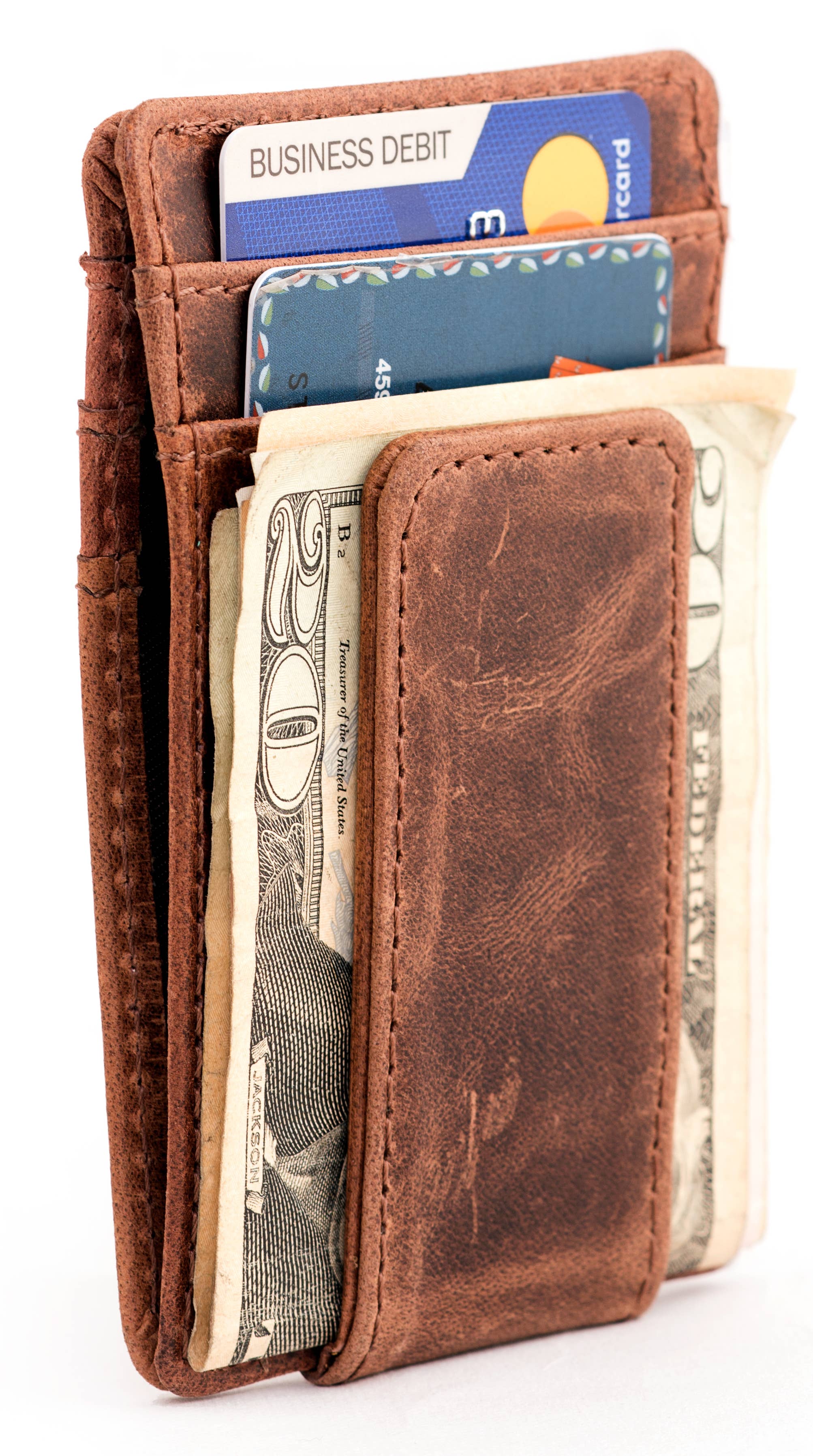 Leather Money Clip