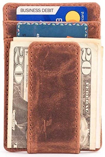 Leather Money Clip