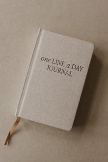 One Line A Day Fabric Journal