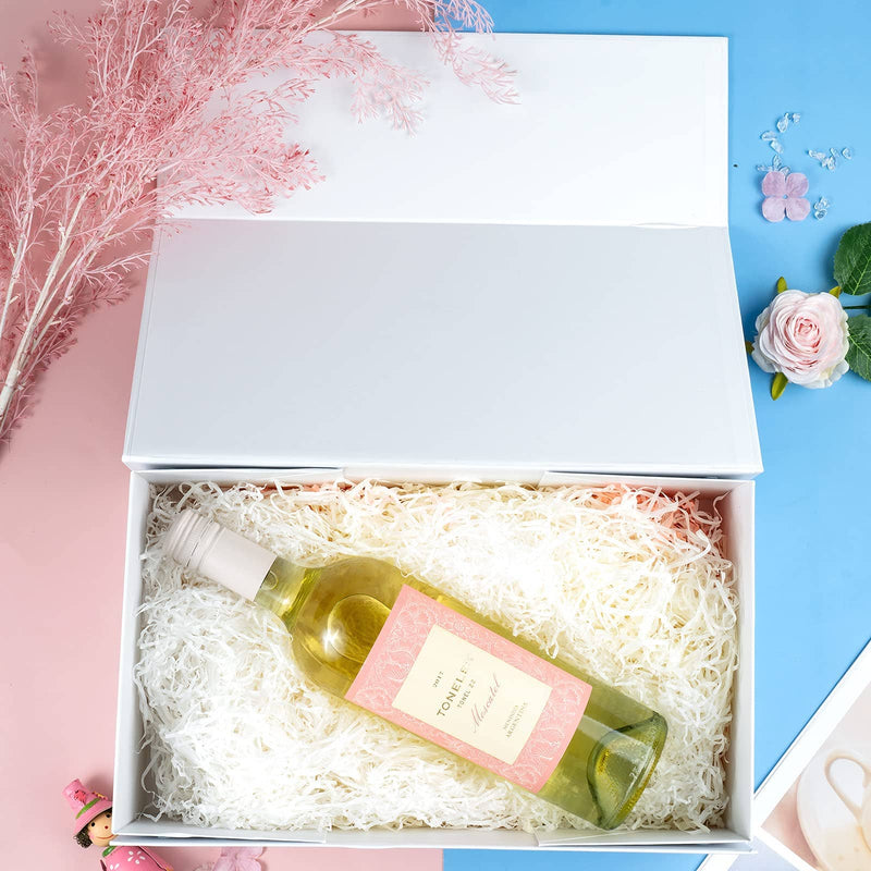 Gift Box With Magnetic Lid | White