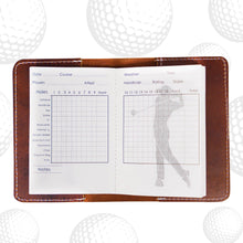 Leather Golf Scorecard Book