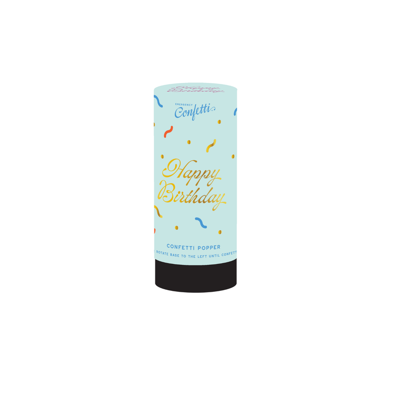 Happy Birthday Confetti Popper