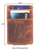 Leather Money Clip